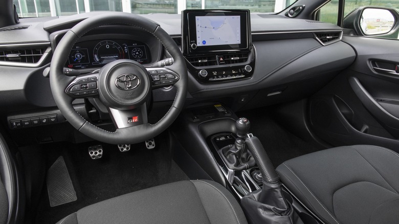 Interior of 2024 Toyota GR Corolla