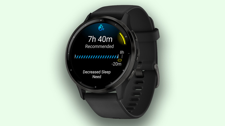 Product image of the Garmin Venu 6 in black