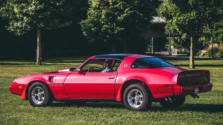 Red 1979 Pontiac Trans Am