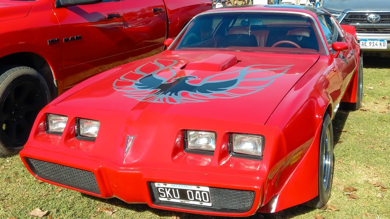 Pontiac Firebird at car show