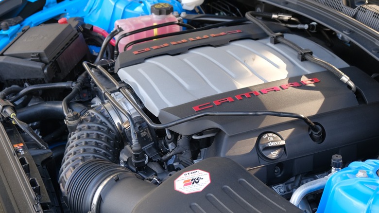 An LT1 V8 in a Chevrolet Camaro