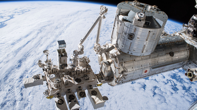 View of the Japanese Experiment Module named Kibo.