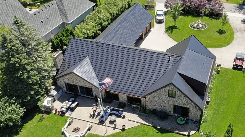 Luma Solar shingles on roof