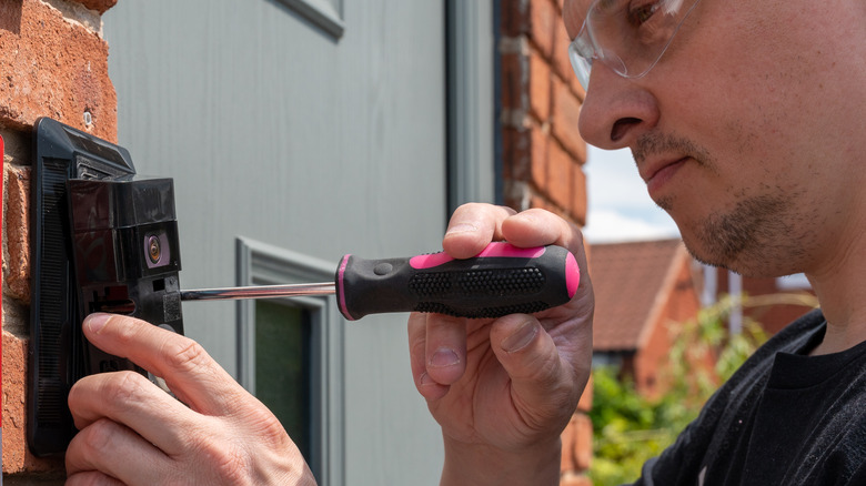 installing a smart doorbell