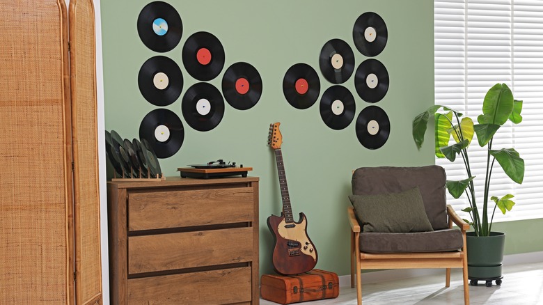 vinyl record wall art