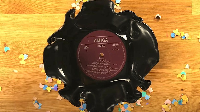 vinyl record bowl