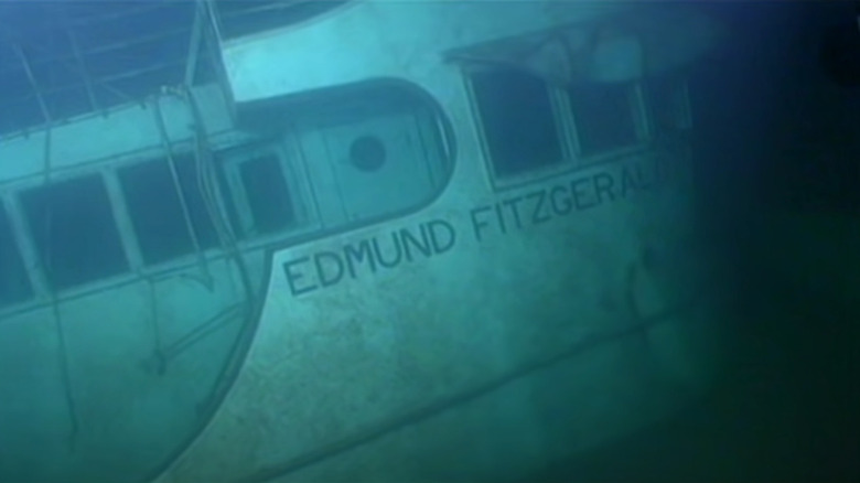 Edmund Fitzgerald name on shipwreck