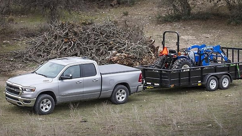 Ram 1500 at work