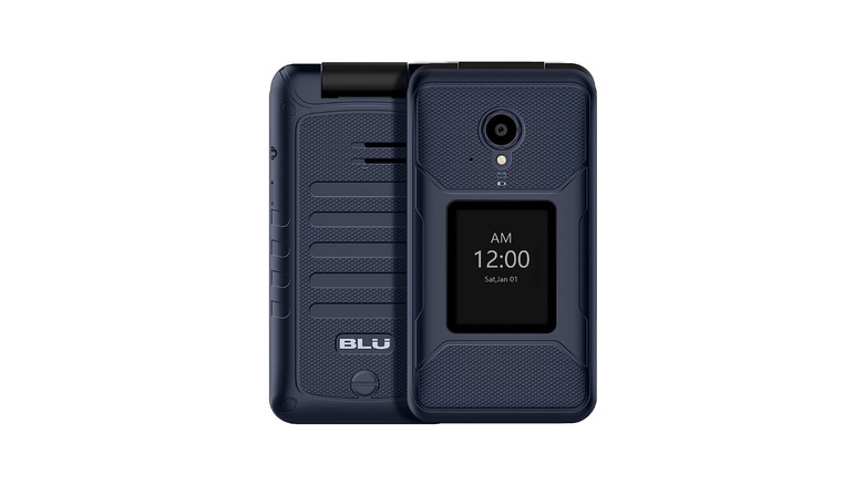 The Blue Tank Flip featurephone 