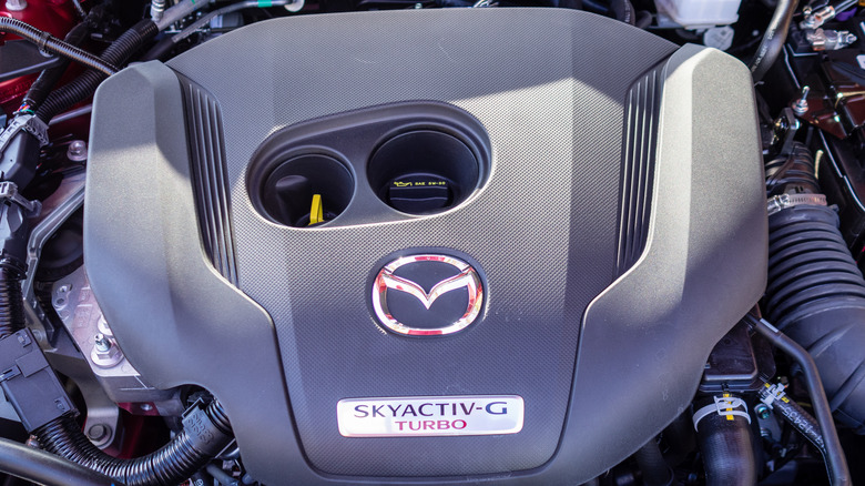 2024 Mazda CX-50 Skyactiv-G Turbo engine