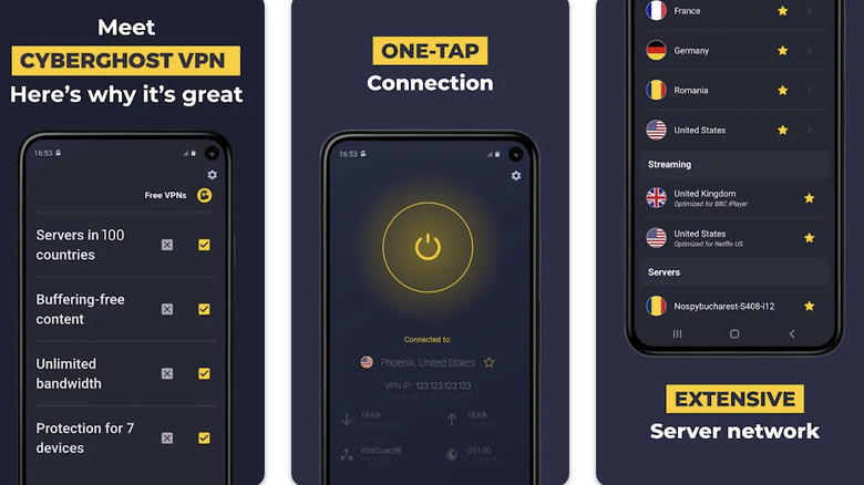 Cyberghost VPN app