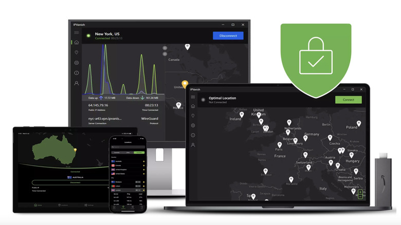 Devices connected to IPVanish