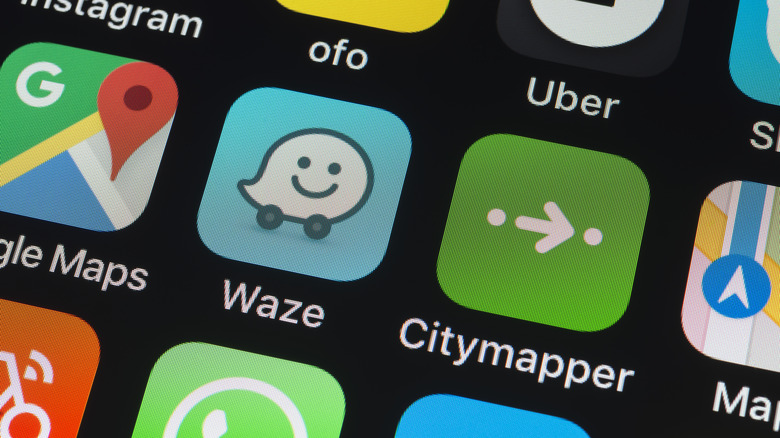 Google Maps and Waze app