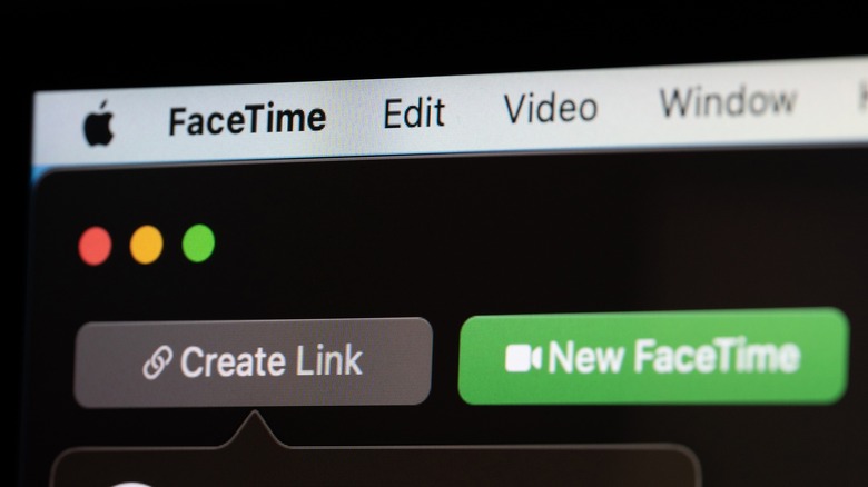 FaceTime app on Mac