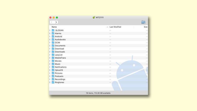 Transferring files to Android on a Mac