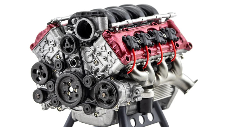 V8 RC vehicle engine