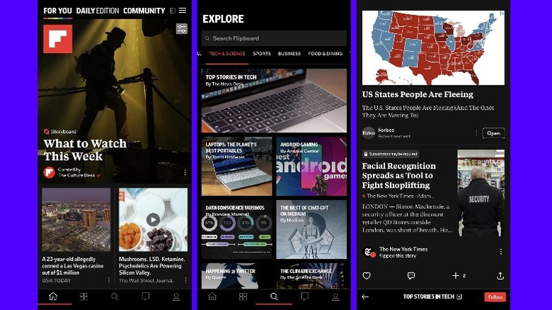 Flipboard iphone app