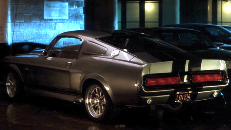 Mustang from Gone in 60 Seconds parked at night