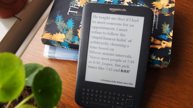 kindle literary clock