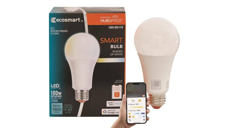 EcoSmart smart lightbulb