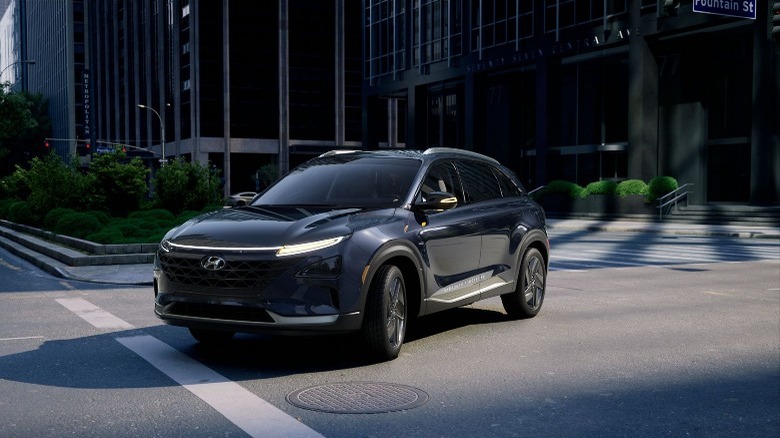 Hyundai Nexo Fuel Cell in black