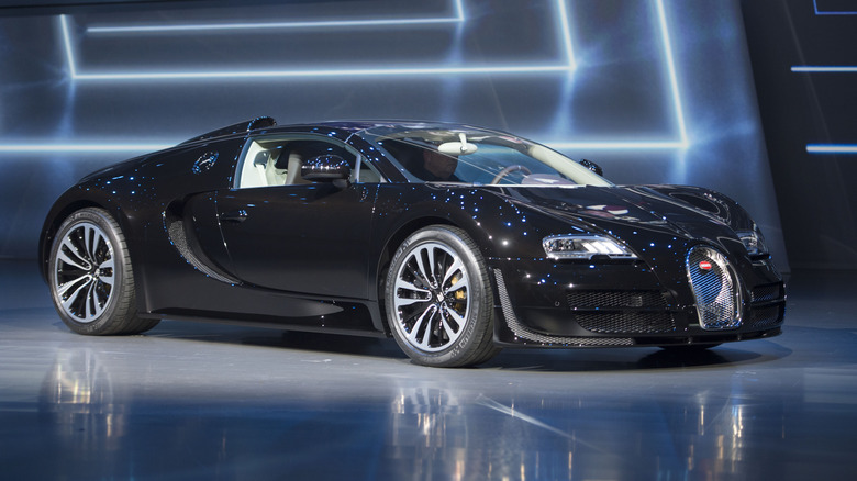 Bugatti Veyron showroom display