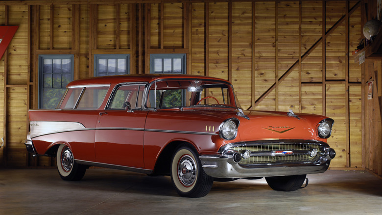 A Chevy Nomad from the 50s