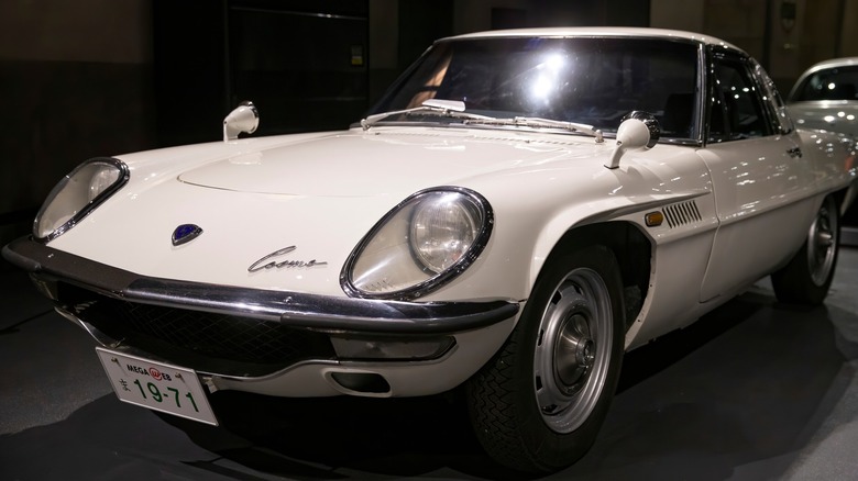 Mazda Cosmo parked showroom