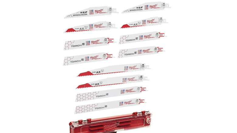 Milwaukee 12-pc Sawzall blade set