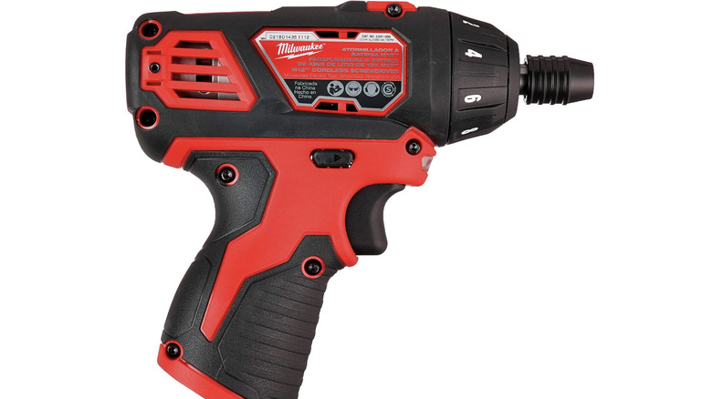 Milwaukee M12 1/4-inch Hex cordless screwdriver