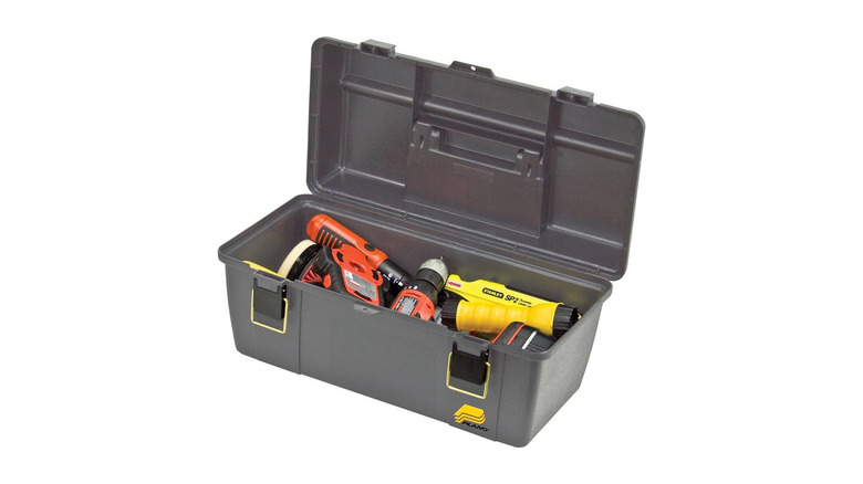 Plano toolbox with tools