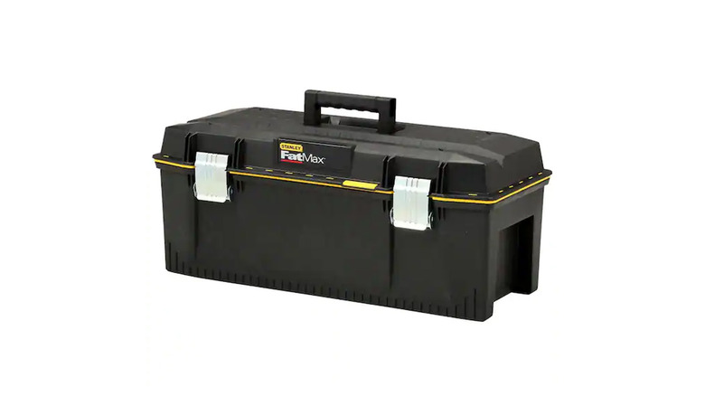 Black Stanley tool box