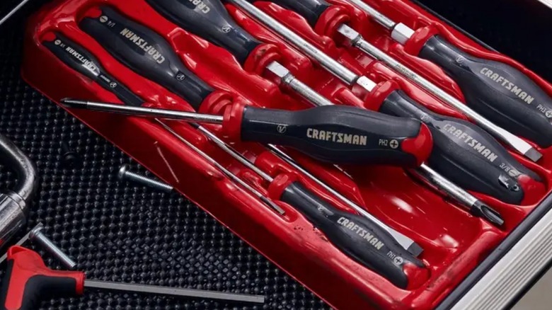 craftsman screwdrivers in case