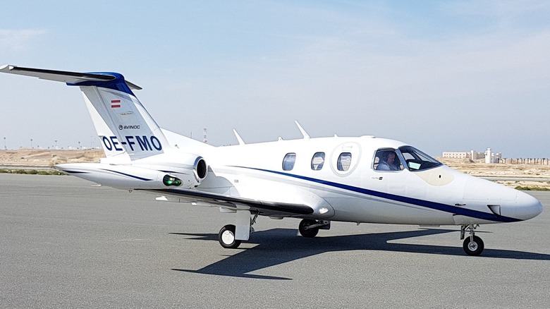 Eclipse 550 on the ramp