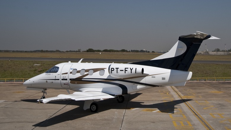 Embraer Phenom 100 on the ramp