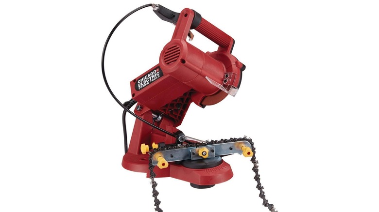 Chicago Electric chain saw sharpener