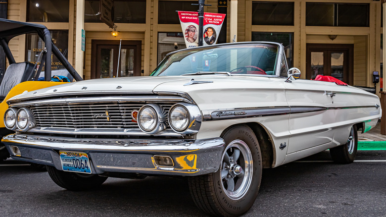 Ford Galaxie parked on a street