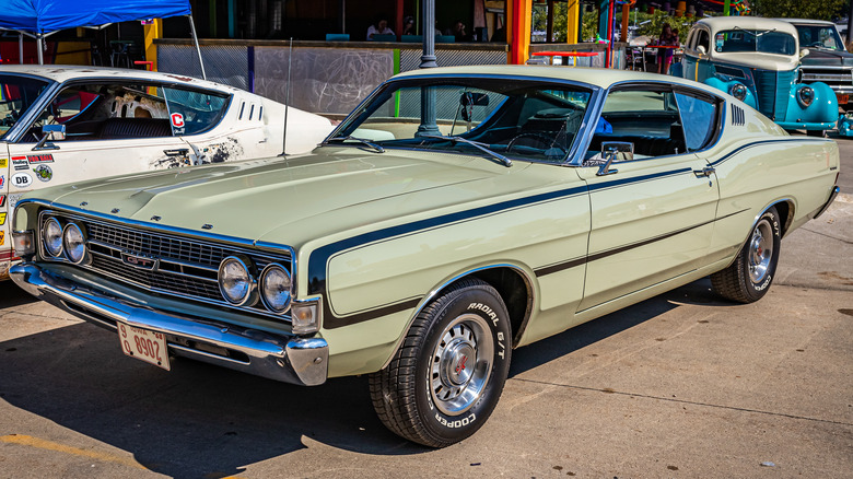 Ford Torino in parking lot