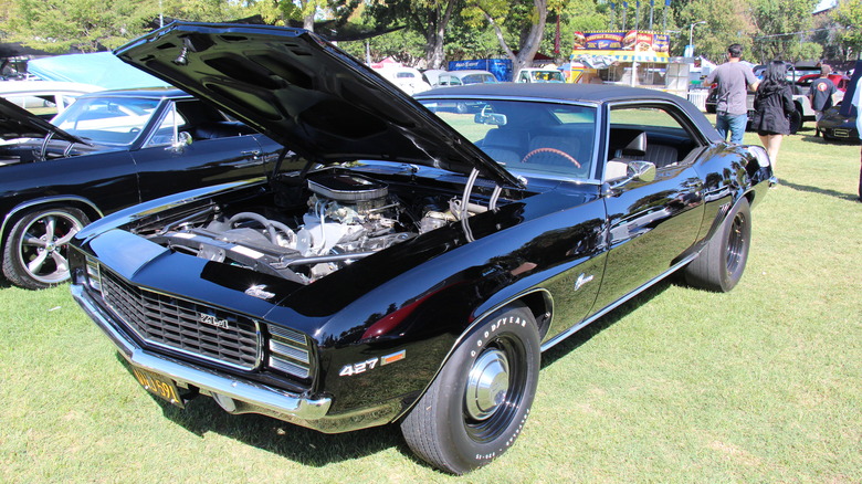 1969 COPO Camaro ZL1 at outdoor car show