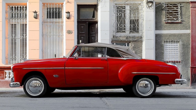 Early 1950s Pontiac Chieftain Convertible