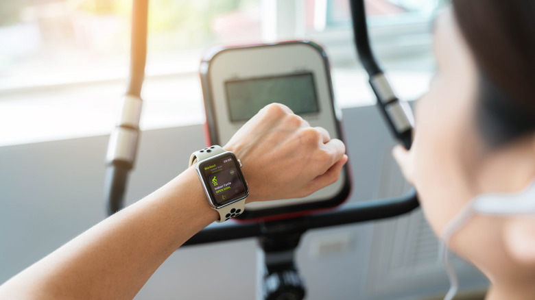 Apple Watch cycling workout