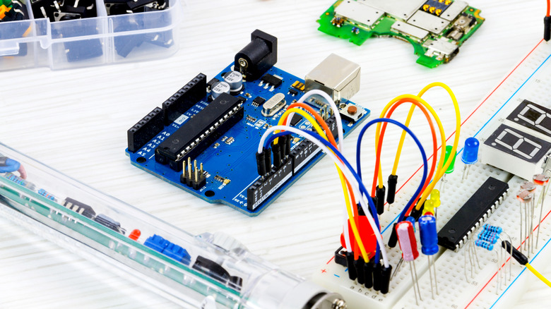 Arduino connected in a circuit