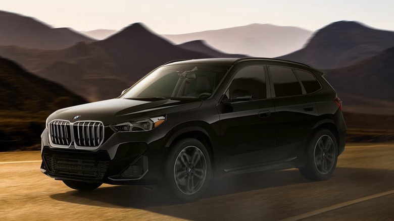 BMW X1 on the road