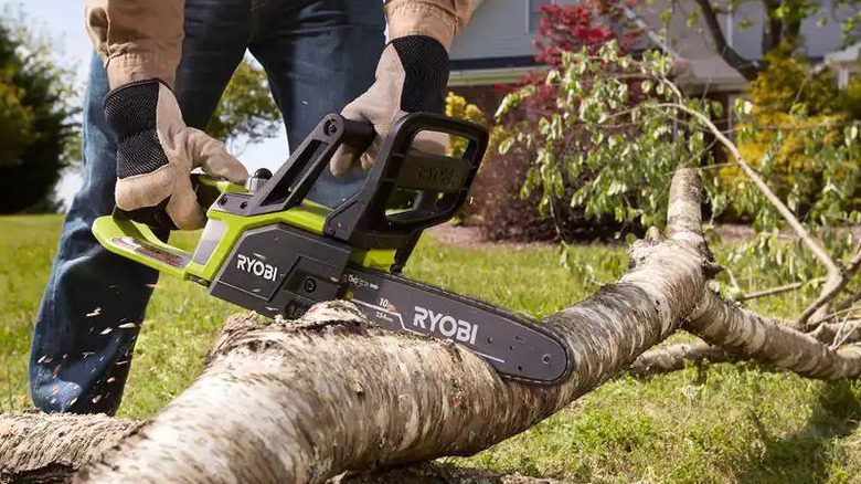 Ryobi battery chainsaw