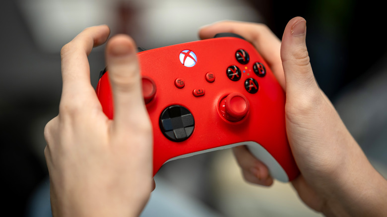 Red Xbox Series X controller