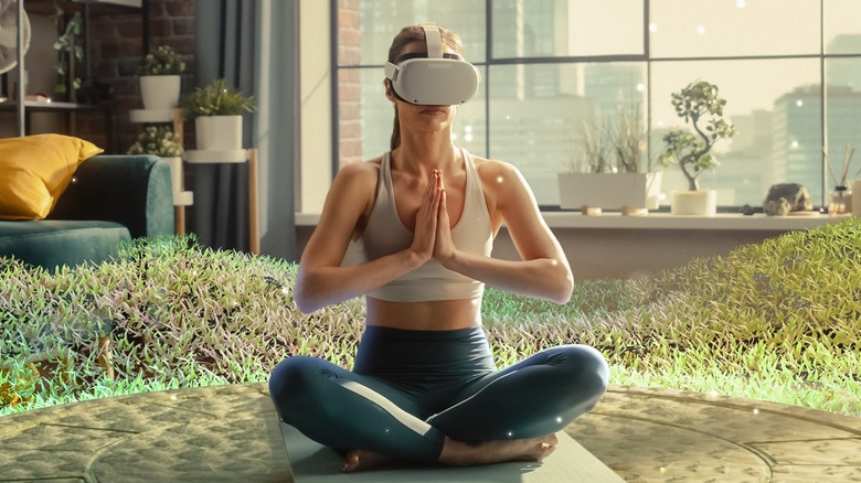 VR meditation therapy lesson