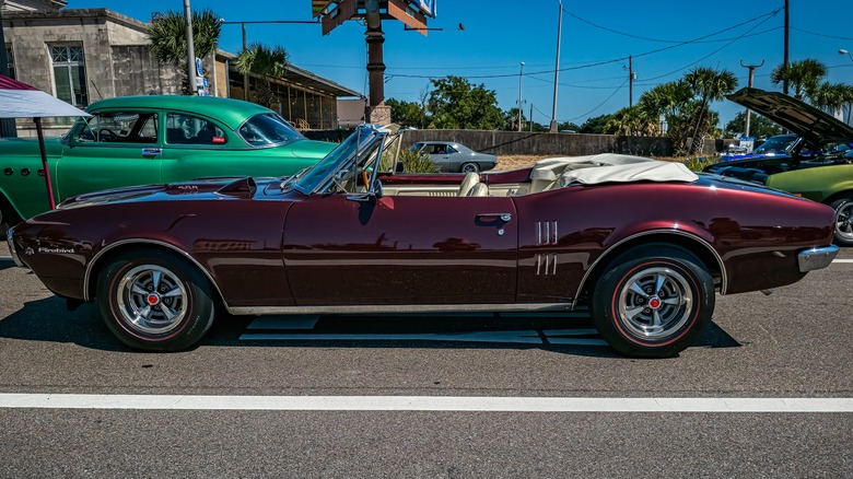 1967 Pontiac Firebird convertible parked driver side