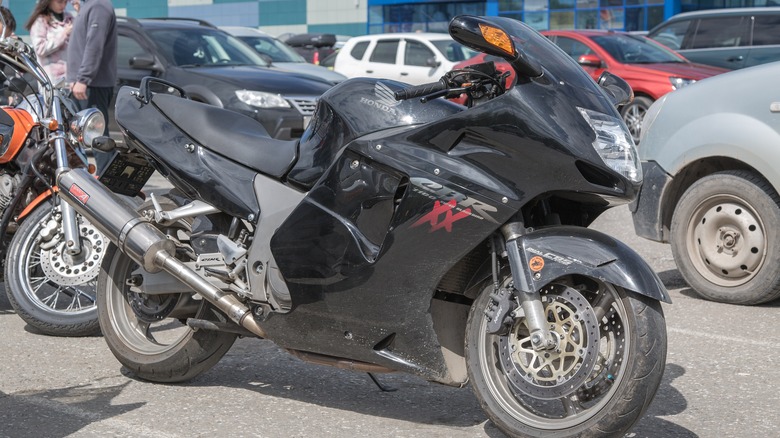 Honda Blackbird motorcycle