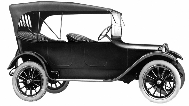 Black and white image of a 1914 Dodge Model 30-35