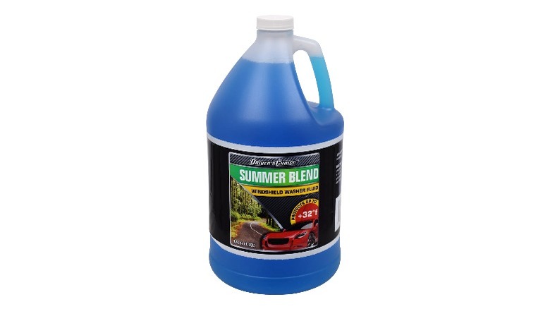 Windshield washer fluid jug